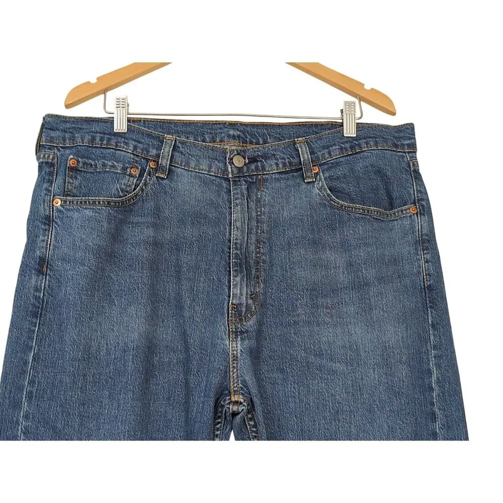 Levis 505 Jeans Mens 38 x 32 Measure 38 x‎ 28.5 Blue Straight Leg Regular Fit